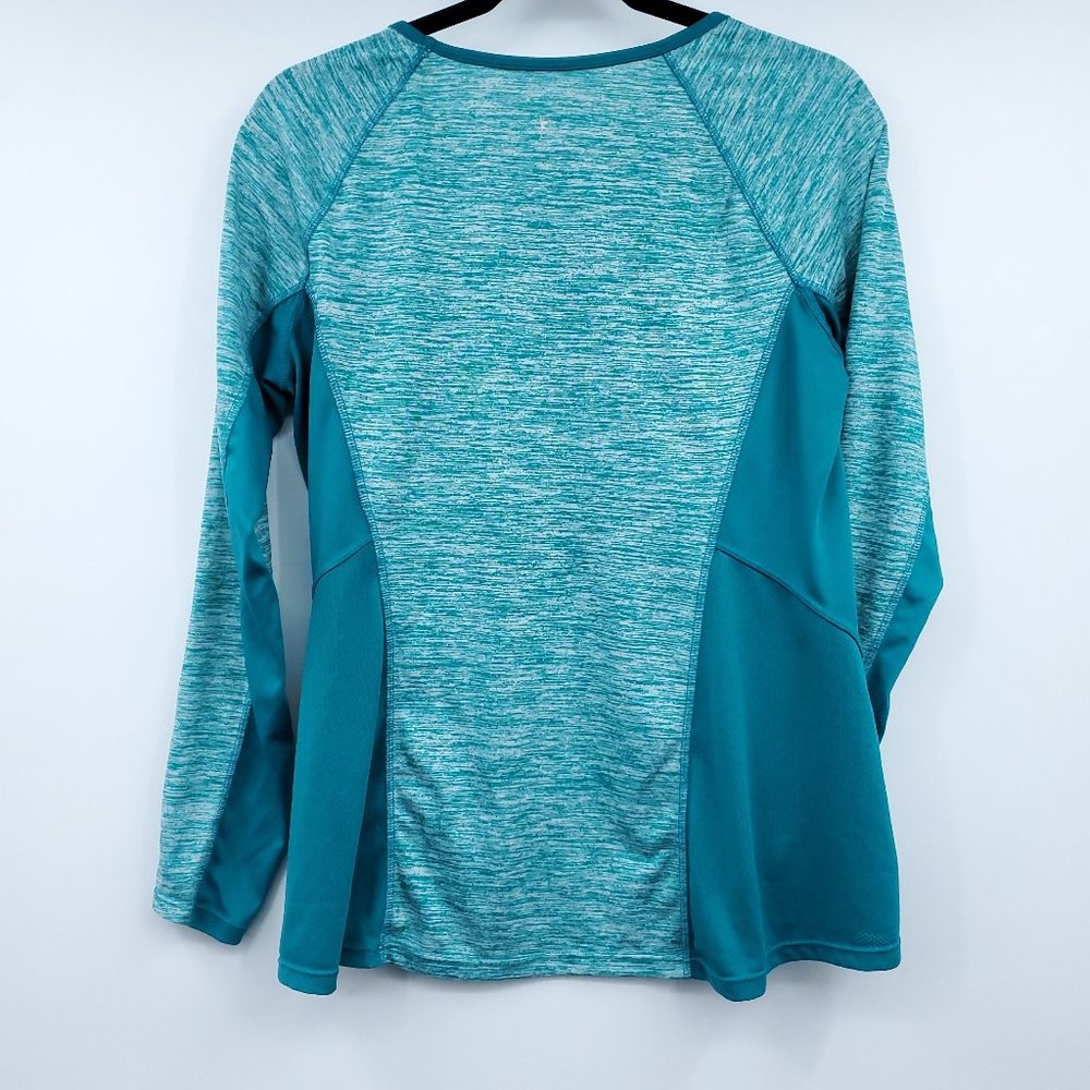 Danskin Athletic Raglan Fitted Tops, L - Picture 2 of 9